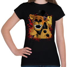 PRINTFASHION golden freddy - Női póló - Fekete női póló