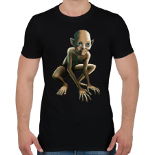 PRINTFASHION Gollum - Férfi póló - Fekete férfi póló