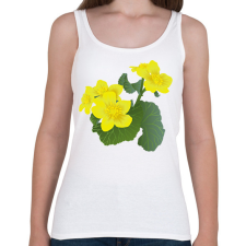 PRINTFASHION Gólyahír - Női atléta - Fehér női trikó