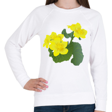 PRINTFASHION Gólyahír - Női pulóver - Fehér