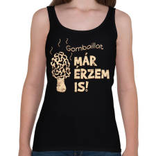 PRINTFASHION Gombász ajándék - Női atléta - Fekete női trikó