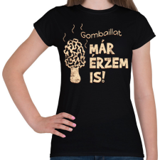 PRINTFASHION Gombász ajándék - Női póló - Fekete női póló
