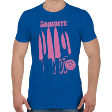 PRINTFASHION Gomorra cover - Férfi póló - Királykék férfi póló