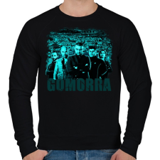 PRINTFASHION gomorra - Férfi pulóver - Fekete férfi pulóver, kardigán