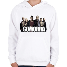 PRINTFASHION Gomorra - Gyerek kapucnis pulóver - Fehér gyerek pulóver, kardigán