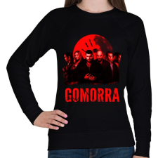 PRINTFASHION gomorra-red - Női pulóver - Fekete női pulóver, kardigán