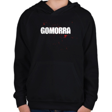 PRINTFASHION Gomorra series - Gyerek kapucnis pulóver - Fekete gyerek pulóver, kardigán