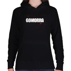 PRINTFASHION Gomorra series - Női kapucnis pulóver - Fekete