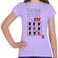 PRINTFASHION Gondolkodj. - Női póló - Viola női póló