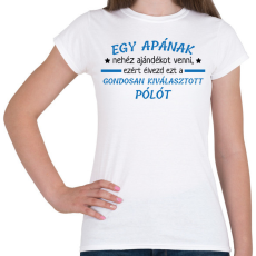 PRINTFASHION Gondosan kiválasztott póló - Női póló - Fehér