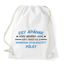 PRINTFASHION Gondosan kiválasztott póló - Sportzsák, Tornazsák - Fehér tornazsák