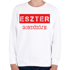 PRINTFASHION Gondűző - névvel (bögre) - Gyerek pulóver - Fehér gyerek pulóver, kardigán