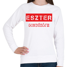 PRINTFASHION Gondűző - névvel (bögre) - Női pulóver - Fehér női pulóver, kardigán