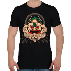PRINTFASHION Gonosz maszk - Férfi póló - Fekete