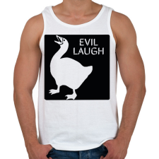 PRINTFASHION Gonosz nevetés - Férfi atléta - Fehér atléta, trikó