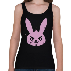 PRINTFASHION Gonosz nyuszi - Női atléta - Fekete