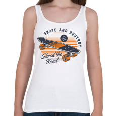 PRINTFASHION Gördeszka  - Női atléta - Fehér