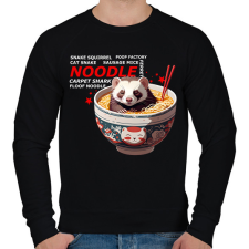 PRINTFASHION görény megszólításai - Férfi pulóver - Fekete férfi pulóver, kardigán