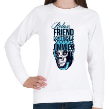 PRINTFASHION Gorilla arc - világos alaphoz - Női pulóver - Fehér női pulóver, kardigán