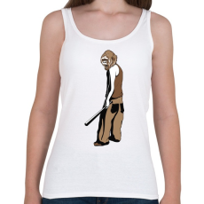 PRINTFASHION Gorilla baseball ütővel - Női atléta - Fehér