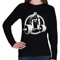 PRINTFASHION Gorilla gym - Női pulóver - Fekete
