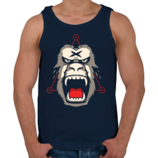 PRINTFASHION Gorillaz - Férfi atléta - Sötétkék