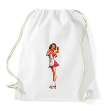 PRINTFASHION Görkorcsolya - Sportzsák, Tornazsák - Fehér tornazsák