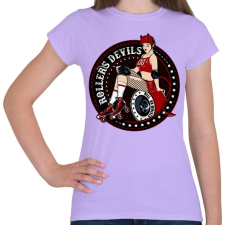 PRINTFASHION Görkorcsolyás ördögök - Női póló - Viola női póló