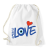 PRINTFASHION Görög rajongó - Greece Love - Sportzsák, Tornazsák - Fehér