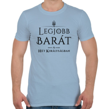 PRINTFASHION got-legjobb-barat-black - Férfi póló - Világoskék férfi póló