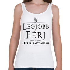 PRINTFASHION got-legjobb-ferj-black - Női atléta - Fehér