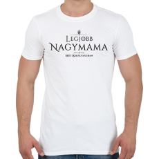 PRINTFASHION got-legjobb-nagymama-black - Férfi póló - Fehér