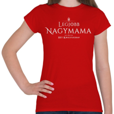 PRINTFASHION got-legjobb-nagymama-white - Női póló - Piros női póló