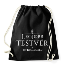 PRINTFASHION got-legjobb-testver-white - Sportzsák, Tornazsák - Fekete tornazsák