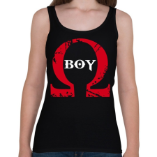 PRINTFASHION GOW BOY - Női atléta - Fekete női trikó