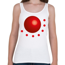 PRINTFASHION GR002 - Női atléta - Fehér női trikó