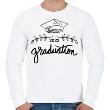 PRINTFASHION Graduation 2022 - Diplomás minta - Férfi pulóver - Fehér férfi pulóver, kardigán
