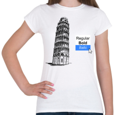 PRINTFASHION Grafikus humor - Női póló - Fehér női póló