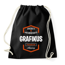 PRINTFASHION Grafikus prémium minőség - Sportzsák, Tornazsák - Fekete tornazsák