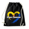 PRINTFASHION gran canaria - Sportzsák, Tornazsák - Fekete