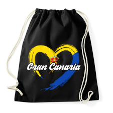 PRINTFASHION gran canaria - Sportzsák, Tornazsák - Fekete tornazsák