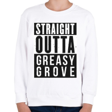 PRINTFASHION Greasy Grove - Gyerek pulóver - Fehér