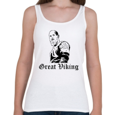 PRINTFASHION Great Viking - Női atléta - Fehér női trikó