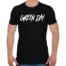 PRINTFASHION GREEN DAY - Férfi póló - Fekete