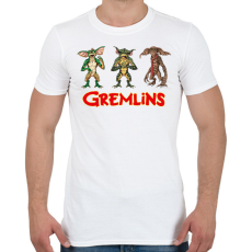 PRINTFASHION Gremlins - Férfi póló - Fehér