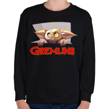PRINTFASHION Gremlins - Gyerek pulóver - Fekete gyerek pulóver, kardigán