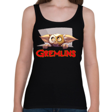 PRINTFASHION Gremlins - Női atléta - Fekete női trikó