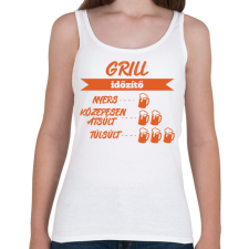 PRINTFASHION Grill időzítő - Női atléta - Fehér női trikó