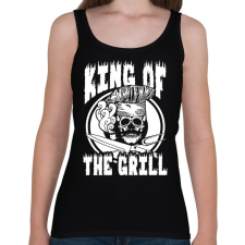 PRINTFASHION Grill király - Női atléta - Fekete női trikó