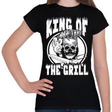 PRINTFASHION Grill király - Női póló - Fekete női póló